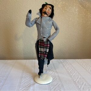 Vintage 1994 Byers Choice Ltd. Christmas‎ Caroler The Skaters Signed Figurine
